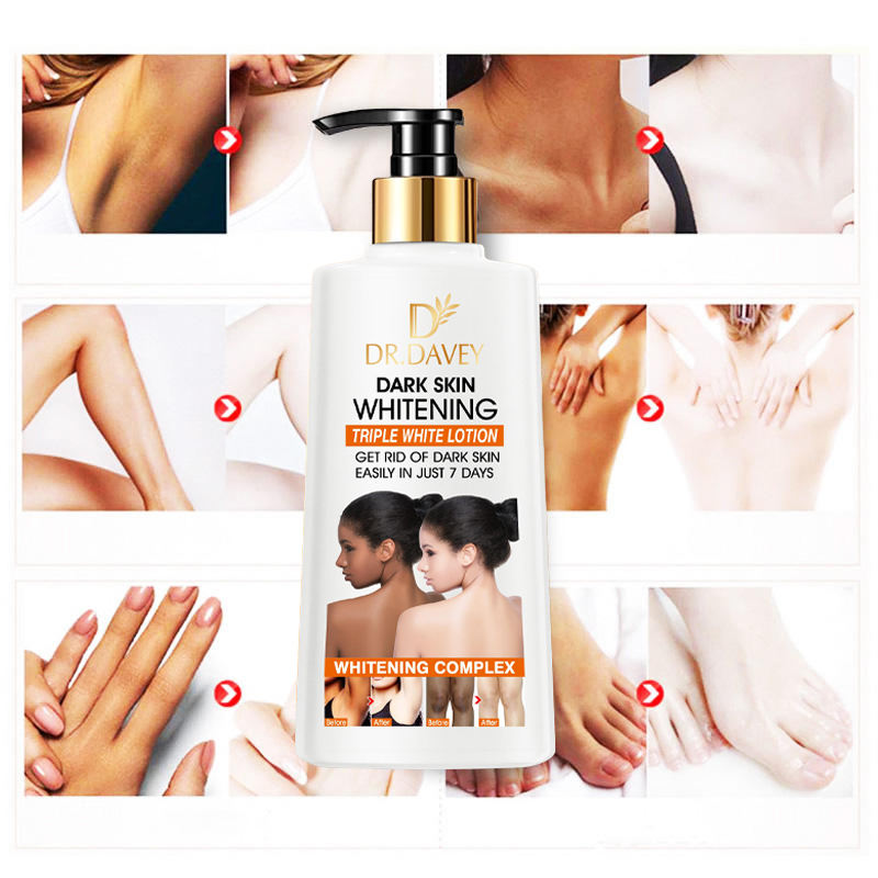 Dr. Davey Dark Skin Brightening Triple White Lotion - 500ml