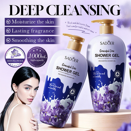 Sadoer Graceful Iris Shower Gel - 1000ml