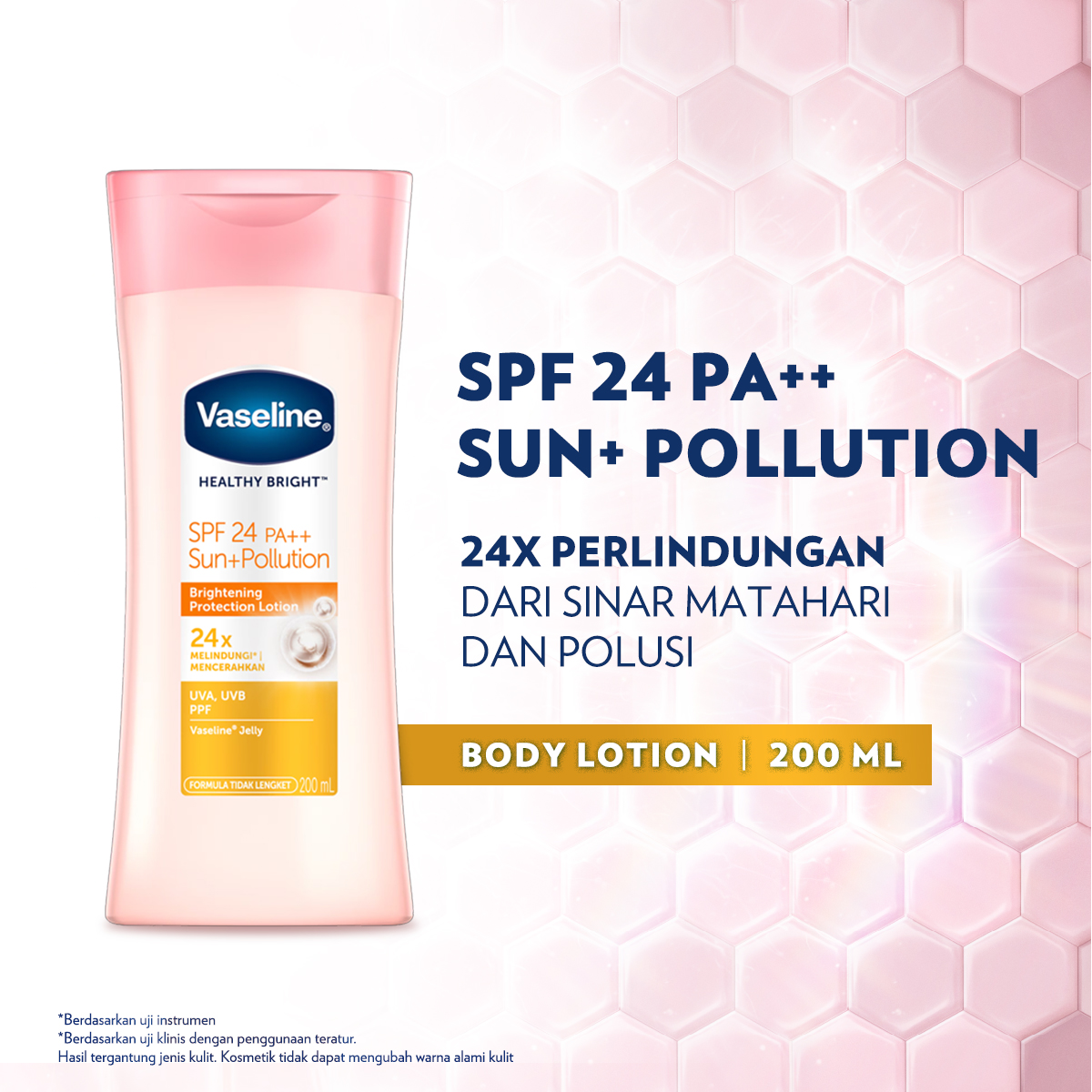 Vaseline Sun + Pollution Protection Lotion SPF 24 - 200ml