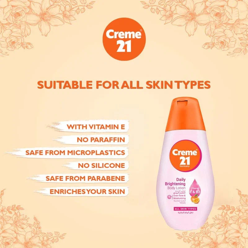 Creme 21 Germany Daily Brightening Body Lotion - 250ml