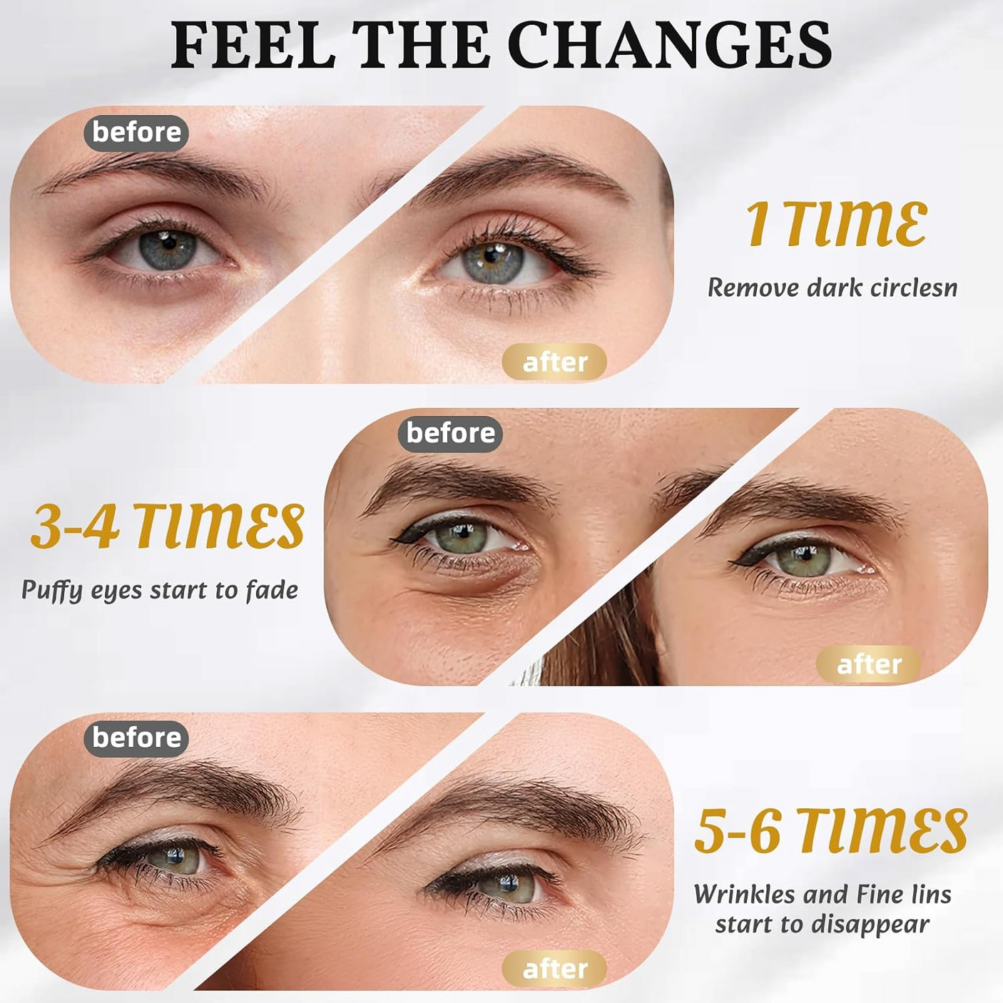 Sadoer 24K Golden Collagen Starry Eye Mask - 80g (60Pcs)