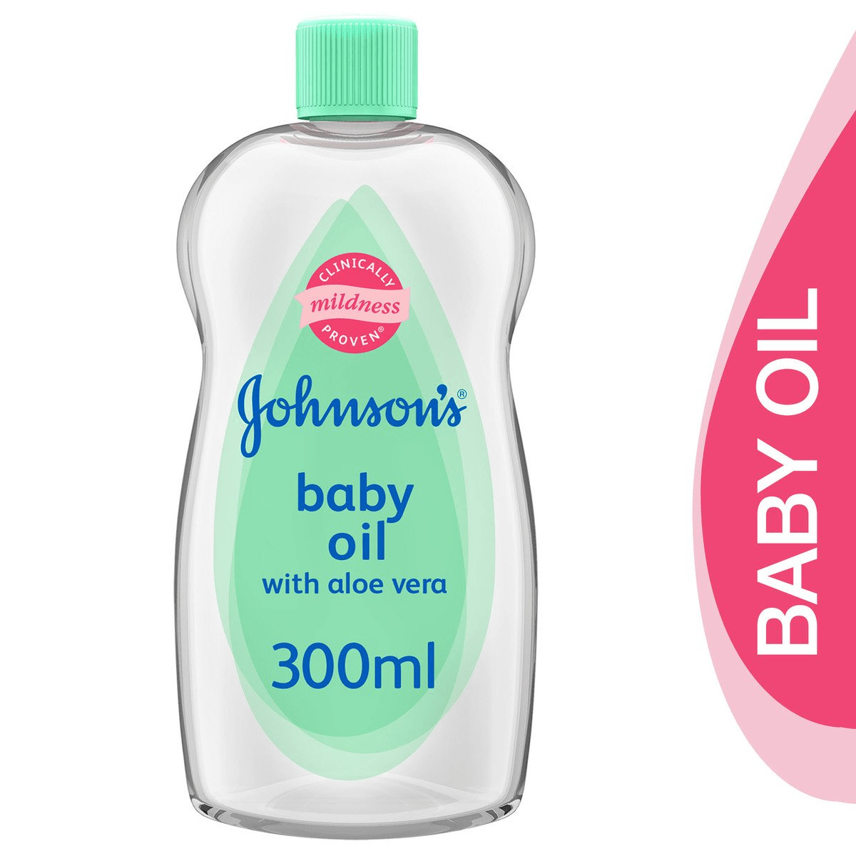 Johnson's Baby Oil With Aloe Vera & Vitamin E - 300ml