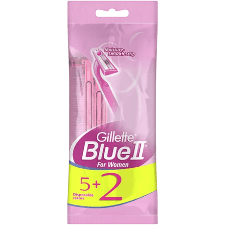 Gillette Blue 2 Plus Women's Disposable Razors - 7 Pcs