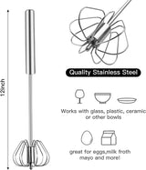 Stainless Steel Manual Egg Beater