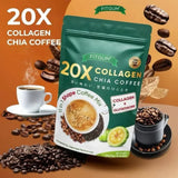 Fitgum Collagen Chia Coffee Mix - 12g x 10 Sachets
