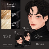 Kota Cosmetics Raven Thailand Hair Color Natural Black - 100ml + 100ml