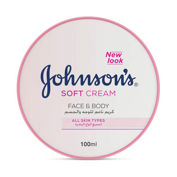 Johnson’s 24 Hour Moisture Soft Cream Face & Body - 100ml