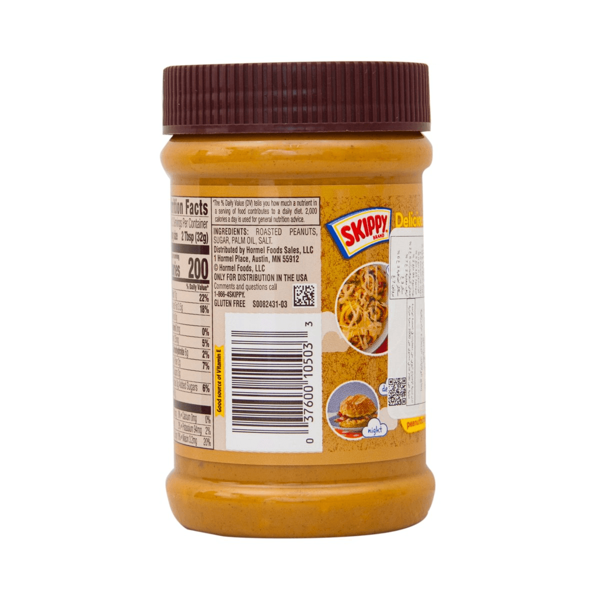 Skippy Natural Super Chunk Peanut Butter Spread - 425g