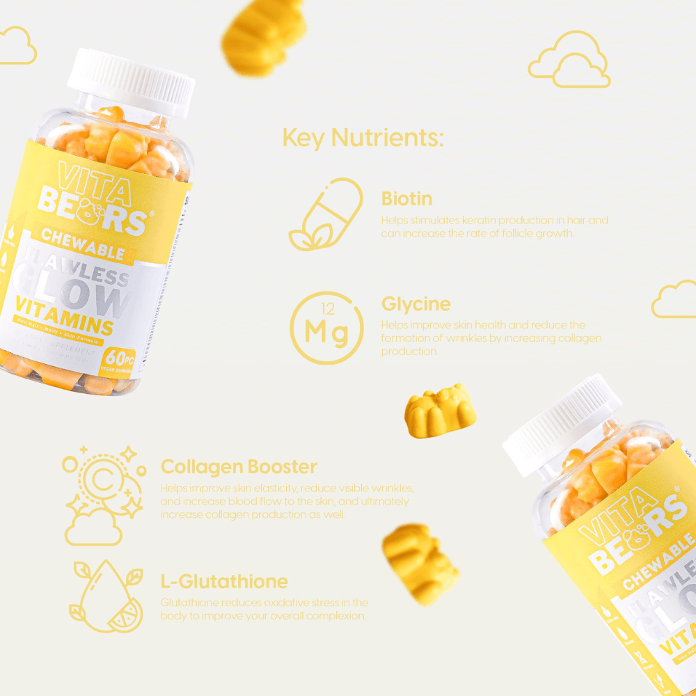 Vita Bears Flawless Glow Gummies