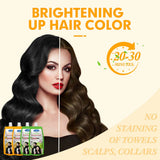 Disaar Orange Hair Color Cream Natural Brown - 500ml+500ml