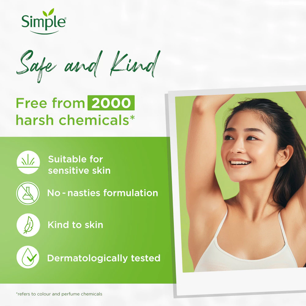 Simple Gentle Care Anti-Perspirant Deodorant Roll On - 45ml