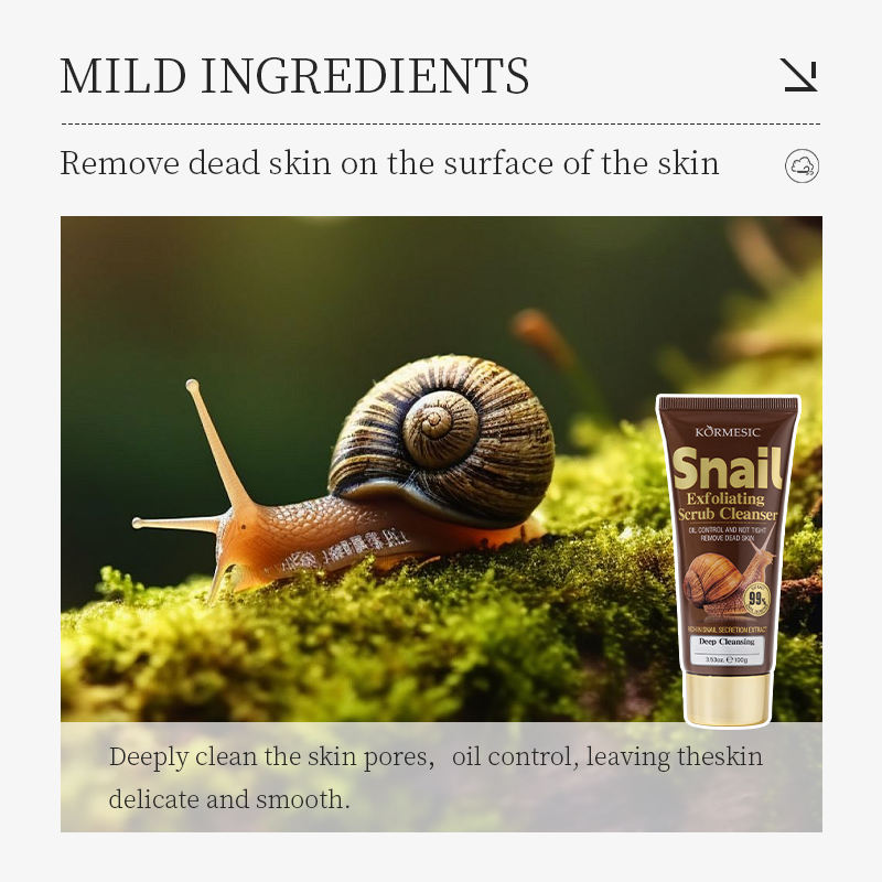 Kormesic Snail Exfoliating Scrub Cleanser - 100g
