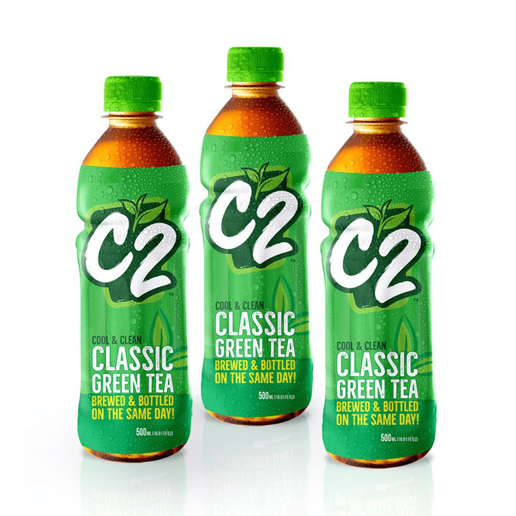 C2 Green Tea Plain 3Pcs × 500ml (Offer)