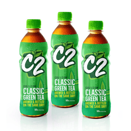 شاي أخضر C2 سادة 3 قطع × 500 مل (عرض)