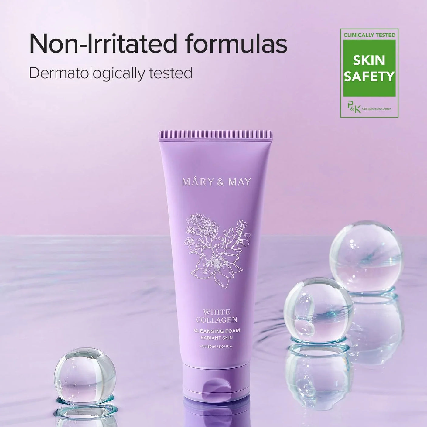 Mary & May White Collagen Cleansing Foam - 150ml