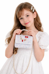 Kids Princess Small Size Handbag With Strap