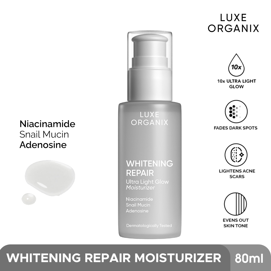 Luxe Organix Brightening Repair Ultra Light Glow Moisturizer - 80ml