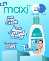 Maxi Pimple Clearing Cleanser + Toner - 135ml