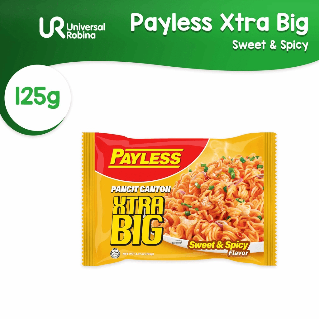 Payless Xtra Big Pancit Canton Sweet & Spicy - 125g
