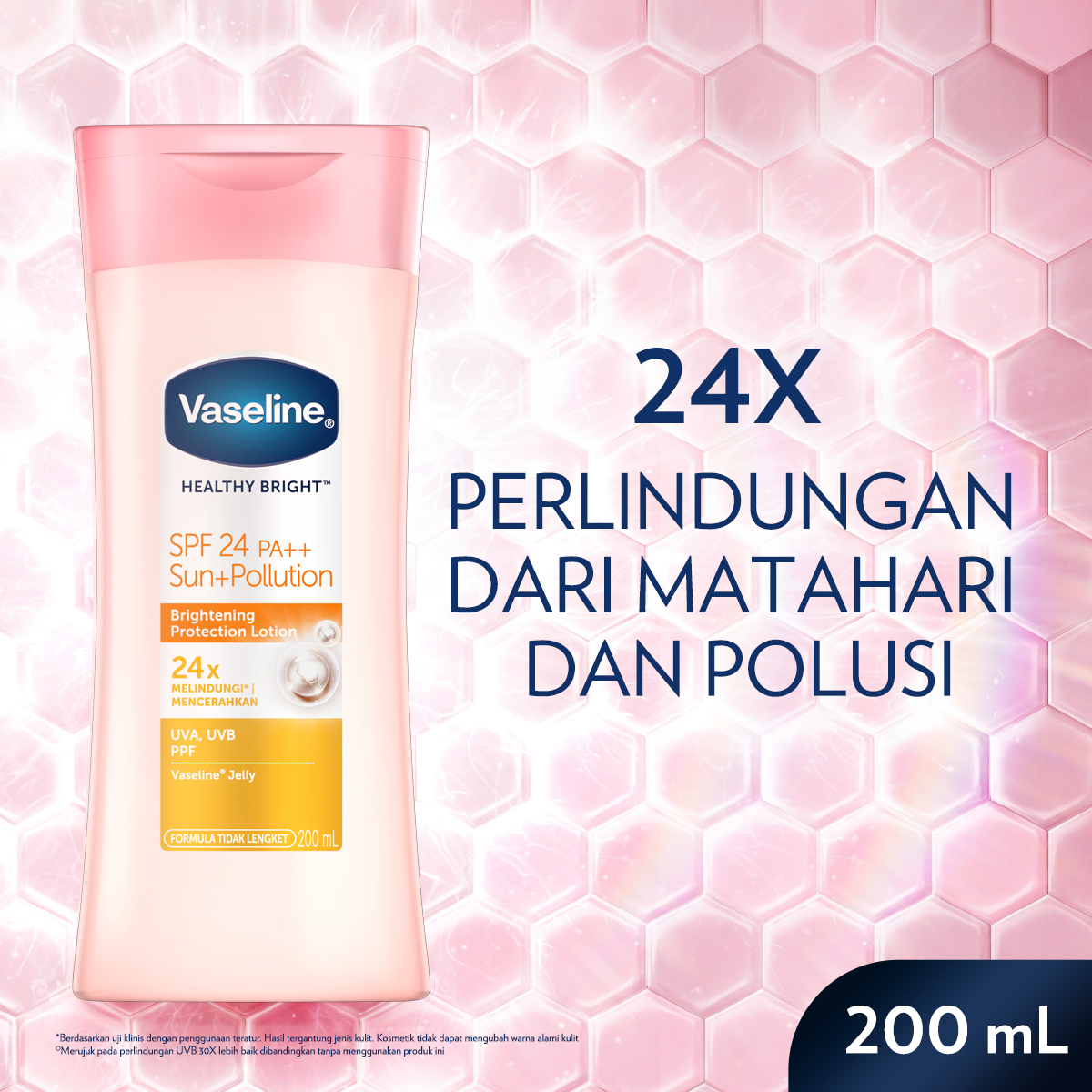 Vaseline Sun + Pollution Protection Lotion SPF 24 - 200ml