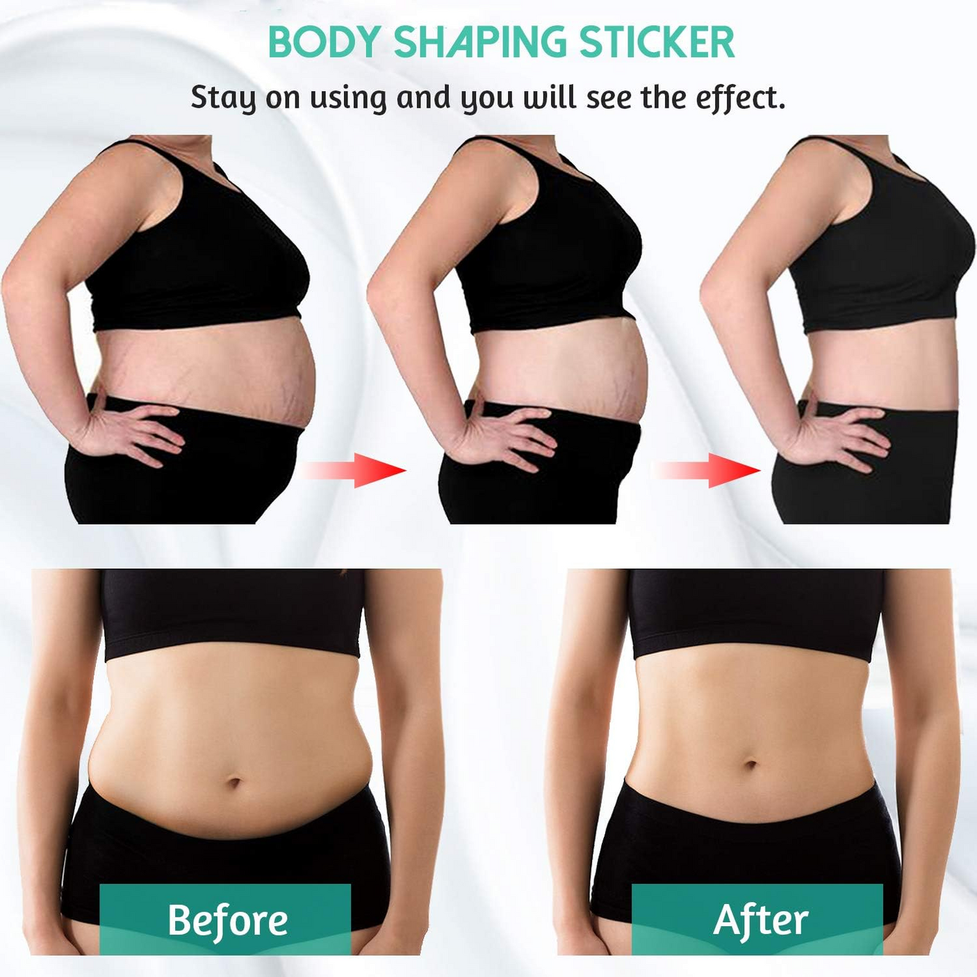 Hanel Body Shaper Sticker Mint Flavor - 30s