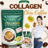 Fitgum Collagen Chia Coffee Mix - 12g x 10 Sachets