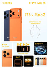 M-HORSE 17 Pro 17 Max 4G 4G 6 جيجابايت رام + 64 جيجابايت روم