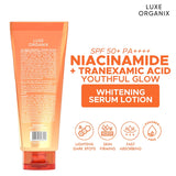 Luxe Organix Niacinamide + Tranexamic Acid Youthful Glow Serum Lotion - 200ml