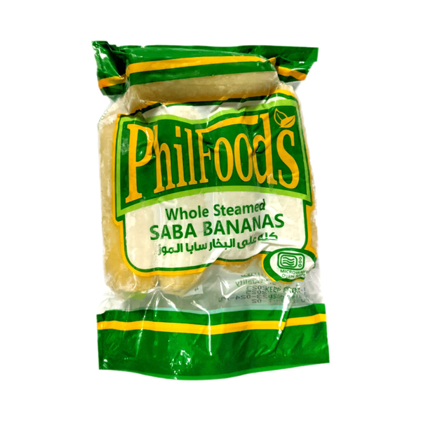 Philfoods Whole Steamed Saba Bananas - 454g (Frozen)