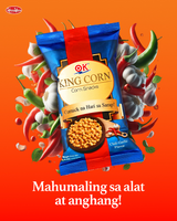 OK King Corn Chilli Garlic Flavour Snacks - 100g