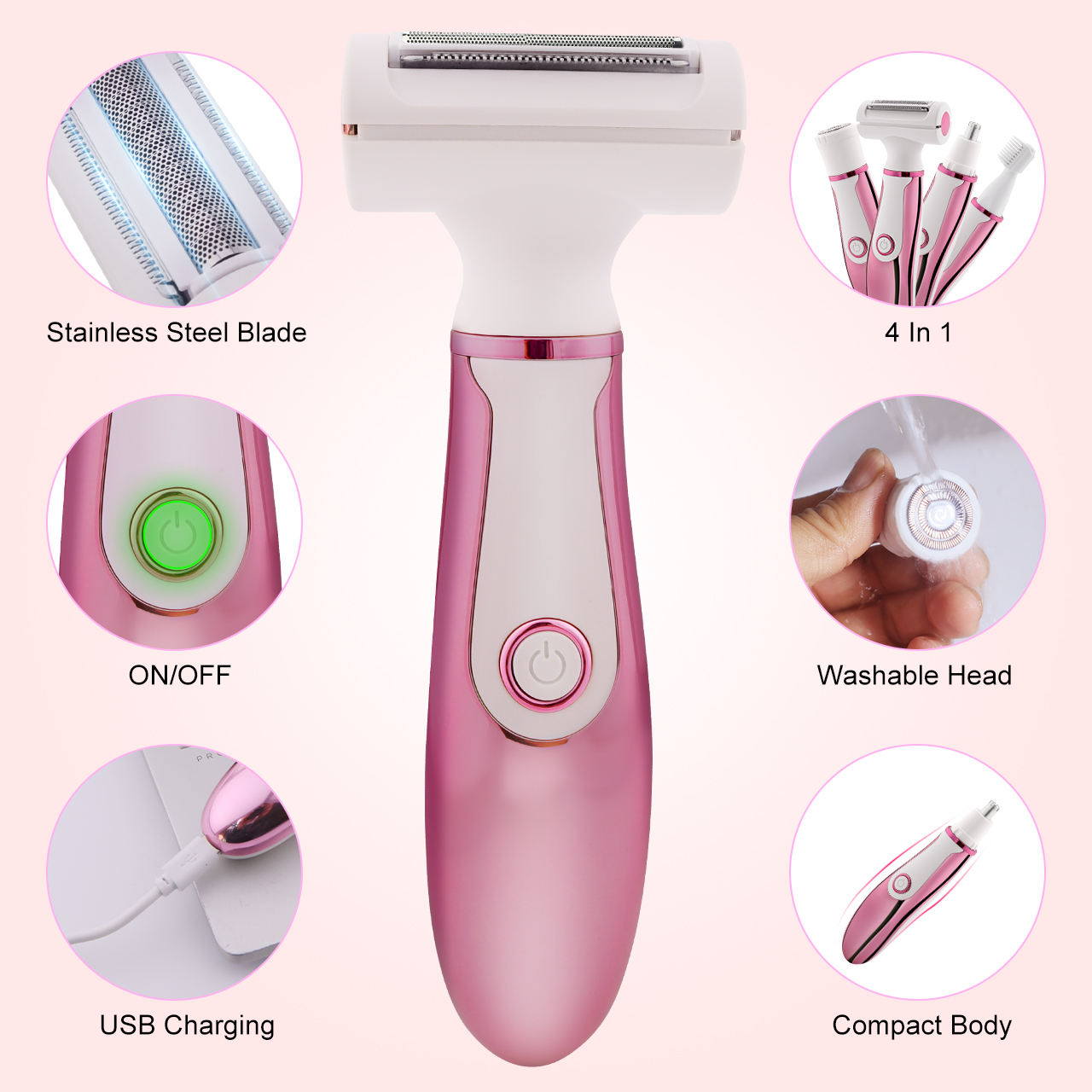 Daling 4 In 1 Lady's Grooming Kit DL-6028
