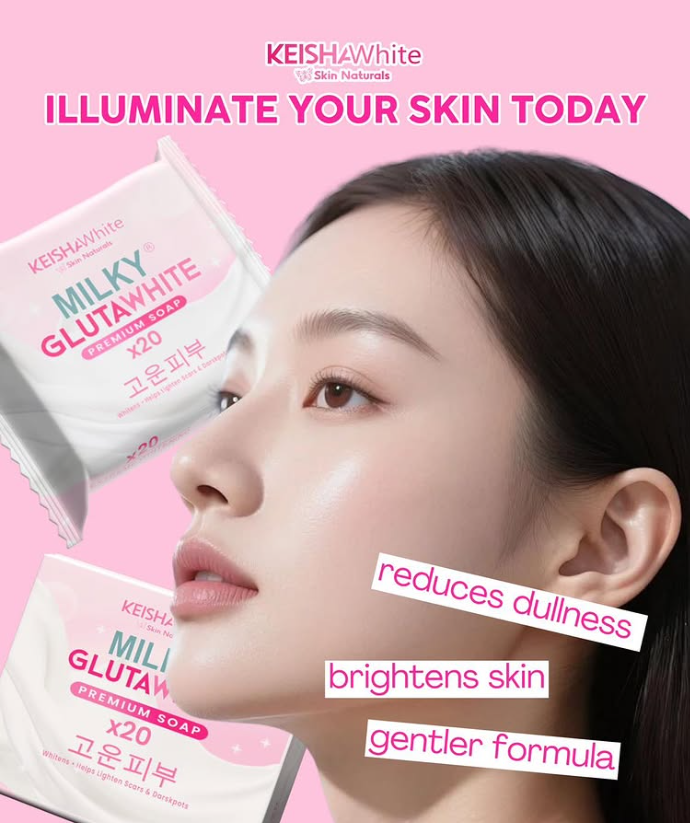 Keisha White Milky Gluta White Premium Soap X20-70g