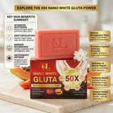 Deli Skin Nano White Gluta Intensive Brightening Soap - 90g