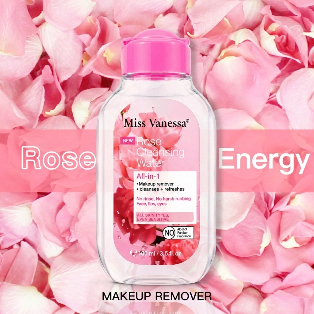 Miss Vanessa All In 1 Rose Cleansing Water - 100ml