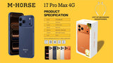 M-HORSE 17 Pro 17 Max 4G 4G 6 جيجابايت رام + 64 جيجابايت روم
