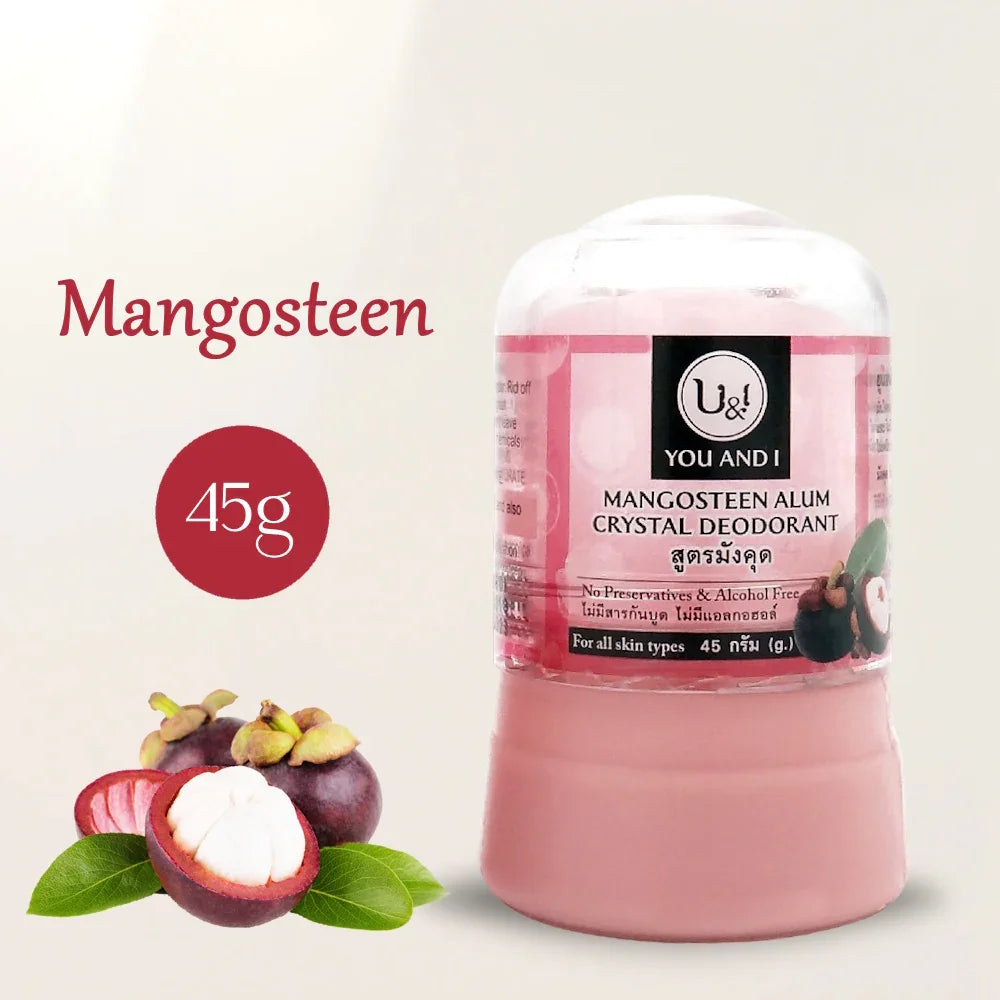 مزيل العرق U&amp;I Mangosteen Alum Crystal - 45 جرام
