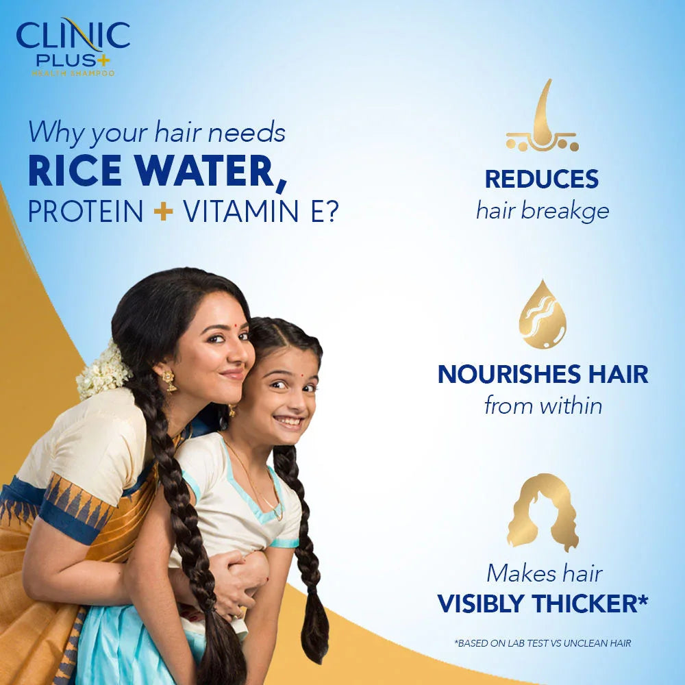 Clinic Plus Health Shampoo With Rice Water - 355ml