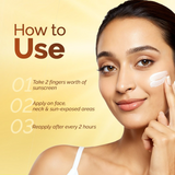 Mamaearth Vitamin C Daily Glow Sunscreen SPF 50 - 50g