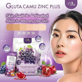 Manee Gluta+ Camu Zinc Plus Grape Flavour - 20 Sachets × 10g
