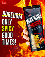 OK Wackie Corn Chips Spicy Turkey Flavor - 98g