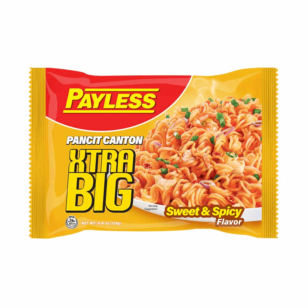 Payless Xtra Big Pancit Canton Sweet & Spicy - 125g
