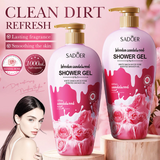 Sadoer White Sandalwood Rose Scented Shower Gel - 1000ml