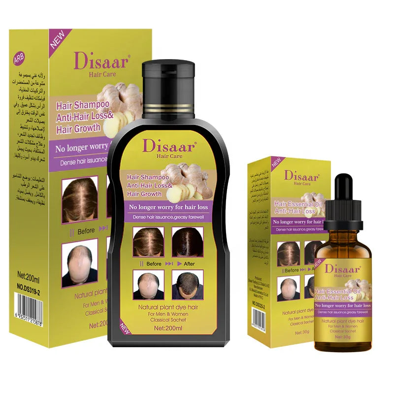 Disaar Anti Hair Loss & Hair Growth Shampoo + Oil - 200ml + 30g