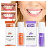 مصحح الألوان EELHOE V34 مصحح اللون + طقم العناية بالمينا NH pro Enamel Care - 30 مل × 2 قطعة