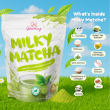 Glowming Milky Matcha Appetite Suppressant Drink - 10 Sachets × 20g