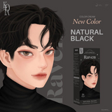 Kota Cosmetics Raven Thailand Hair Color Natural Black - 100ml + 100ml