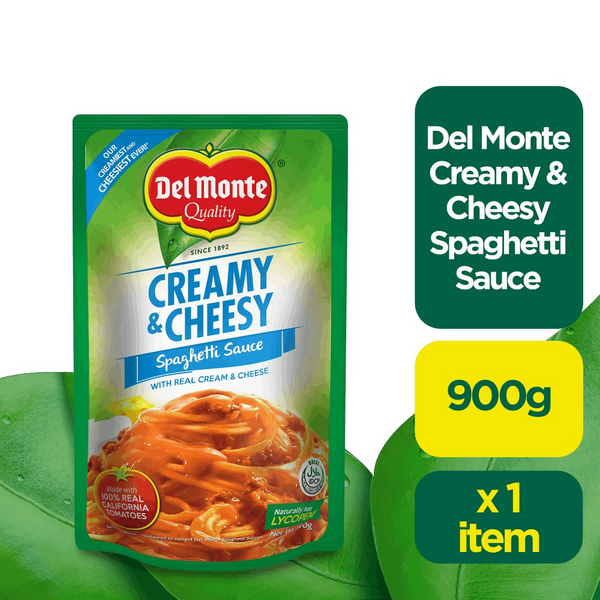 Del Monte Creamy & Cheesy Spaghetti Sauce - 900g