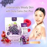 Manee Gluta+ Camu Zinc Plus Grape Flavour - 20 Sachets × 10g