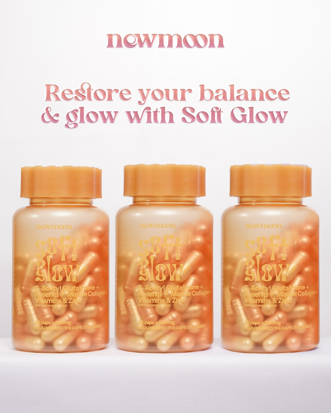 New Moon Soft Glow Caps - 60s