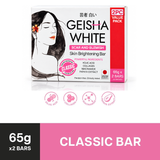 Geisha White Classic Skin Brightening Bar - 65g × 2Pcs
